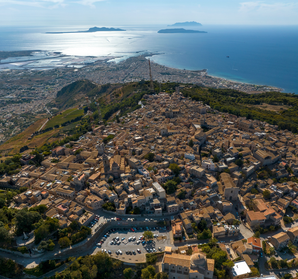 Vista delle Isole Egadi dalla costa
